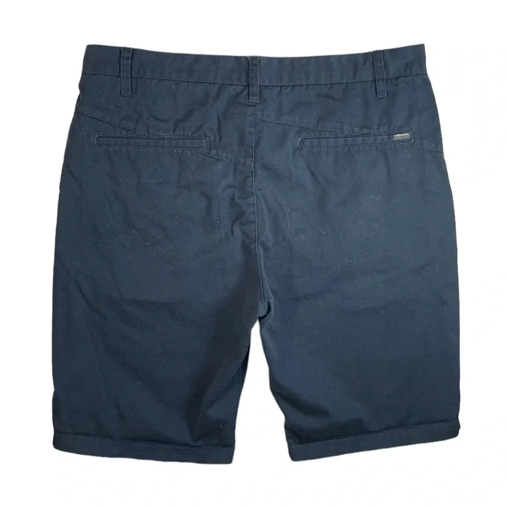 SH711 Mens VOLCOM Stone Skater Brand Logo Chino Shorts 36